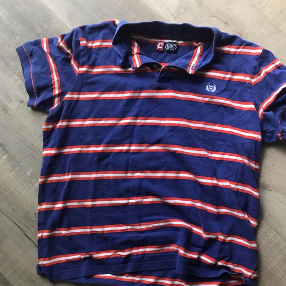 Bundle of Ralph Lauren,Chaps striped shirt sleeve pique polo large, cl - Picture 3 of 8
